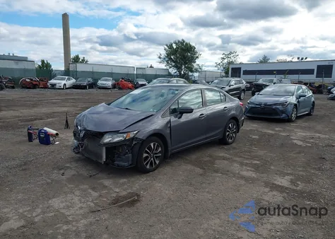 2014 Honda Civic Ex из США, поврежденный, VIN 2HGFB2F80EH543981